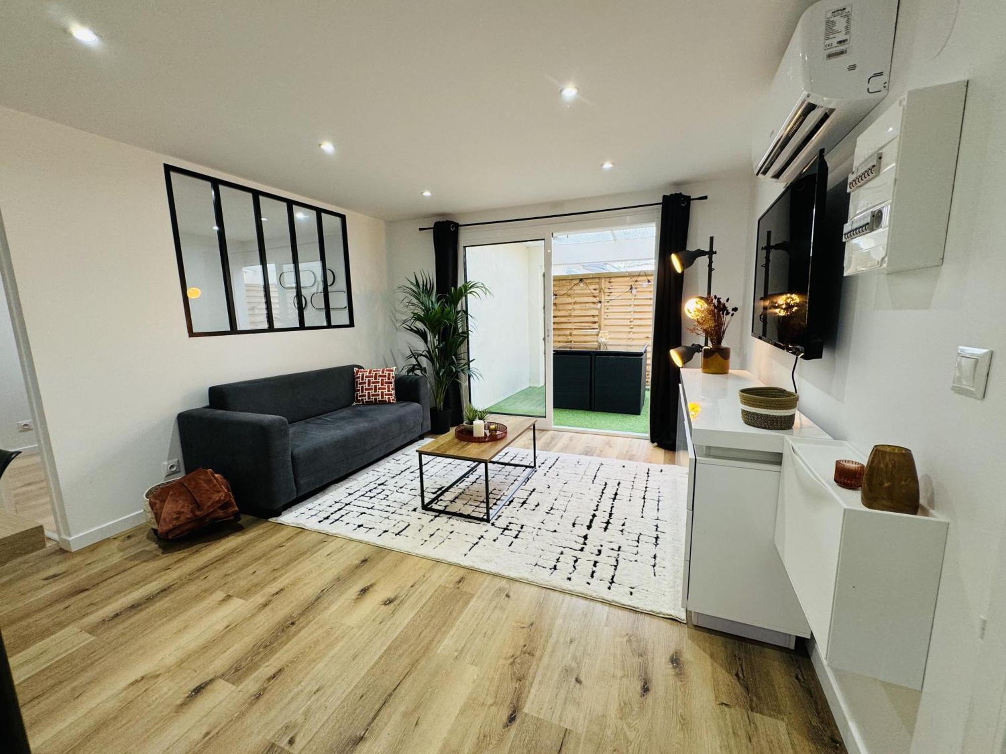 Le Bel Aire - Terrasse - Wifi Apartment Begles Ngoại thất bức ảnh