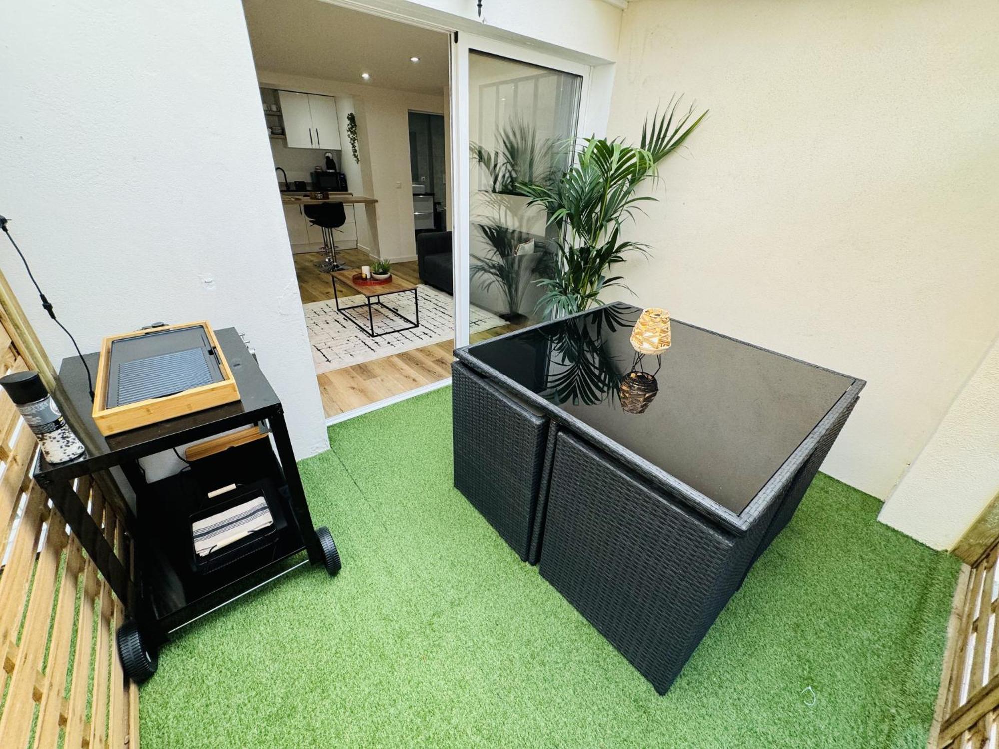 Le Bel Aire - Terrasse - Wifi Apartment Begles Ngoại thất bức ảnh