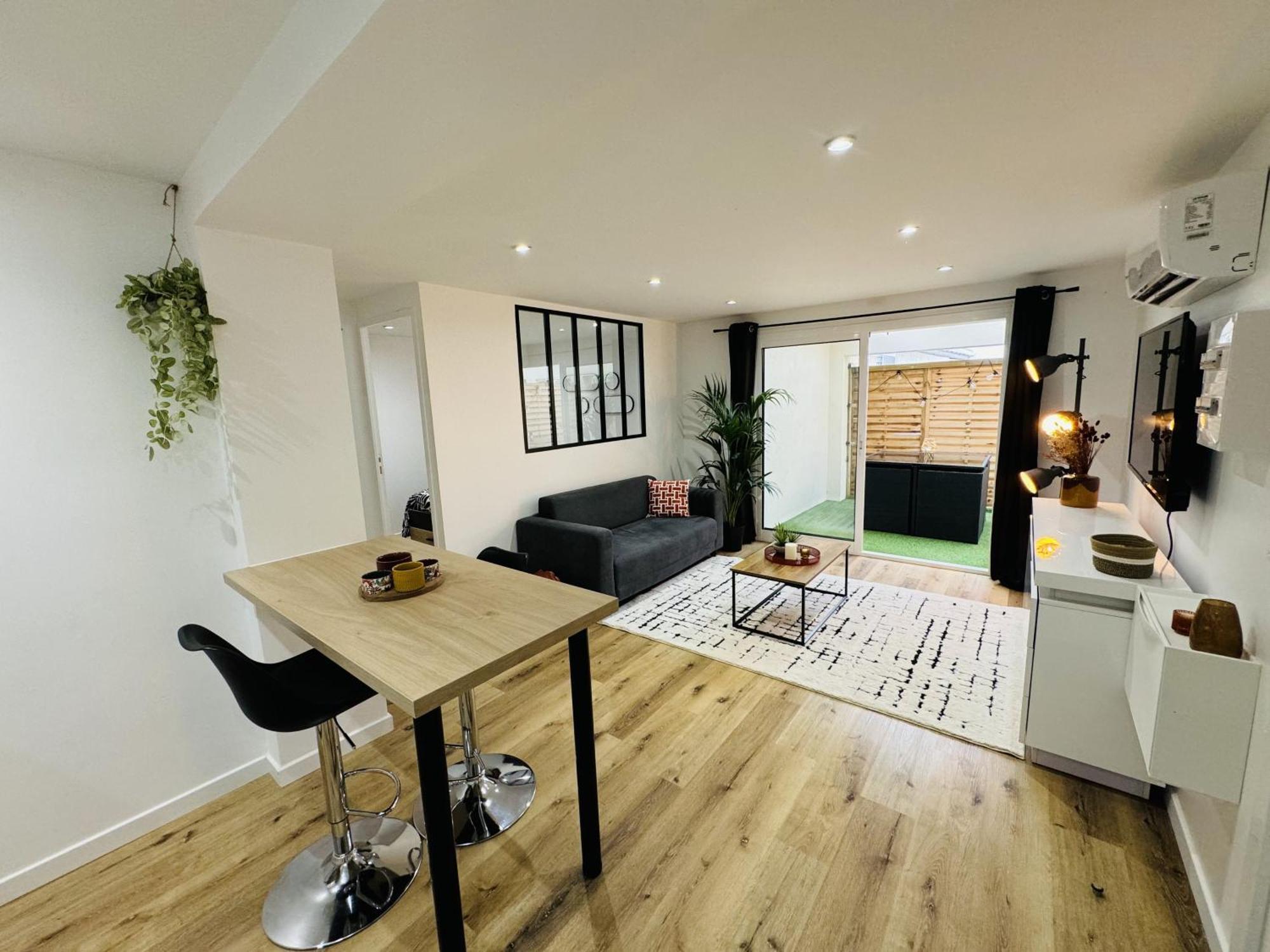Le Bel Aire - Terrasse - Wifi Apartment Begles Ngoại thất bức ảnh